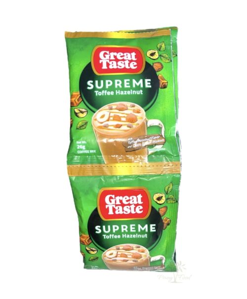 Great Taste - Supreme - Toffee Hazelnut - 10x26g