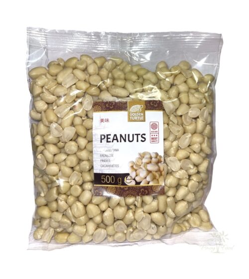 Golden Turtle - Peanuts Shelled & Blanched (without skin) Raw - 500g