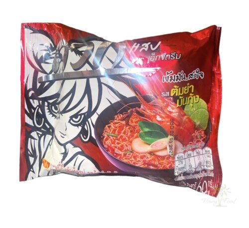 Wai wai - Tom Yum Shrimp Flavour - Instant Noodles - Chili - 60g (EXP 02/03/25)