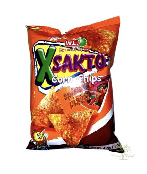 W.L. - Xsakto  - Corn Chips - Spicy Pizza - 120g (EXP.: 20/08/2026)