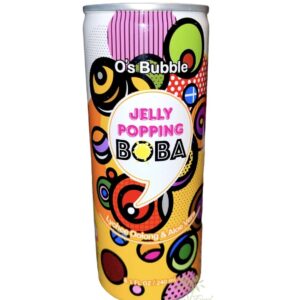 O's Bubble - Jelly Popping Boba – Lychee Oolong & Aloe Vera - 340mL