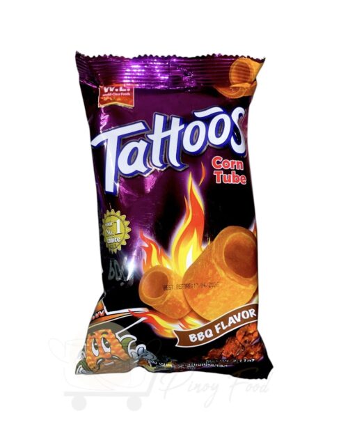 W.L. - Tattoos - Corn Tube - BBQ Flavor - 60g