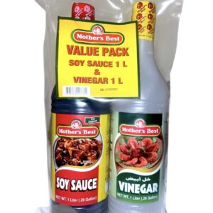Mother's Best  - Value Pack - Soy Sauce & Vinegar - 2 x 1000 ml
