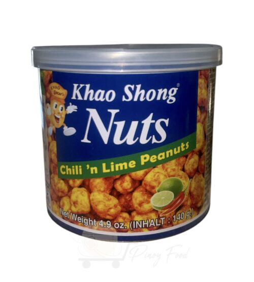 Khao Shong - Nuts - Chili 'n Lime Peanuts - 140g