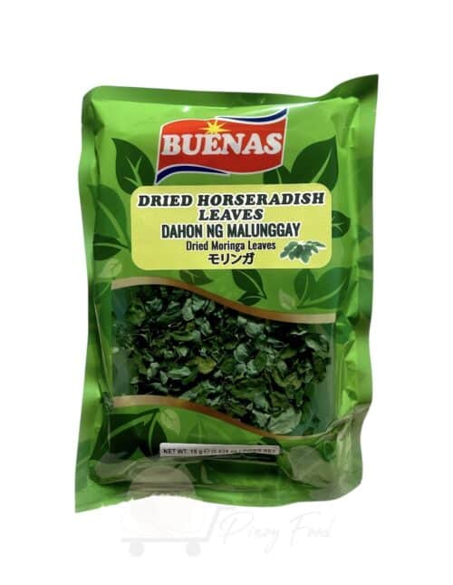 Buenas - Dried Horseradish Leaves - Dahon ng Malunggay - 15g
