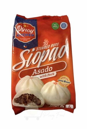 Pinoy Kitchen - Steamed Buns -Siopao Pork Asado  - 6 x 50g - VERSANDRISIKO