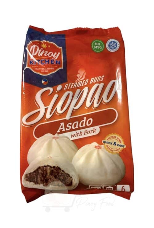 Pinoy Kitchen - Steamed Buns -Siopao Pork Asado  - 6 x 50g - VERSANDRISIKO