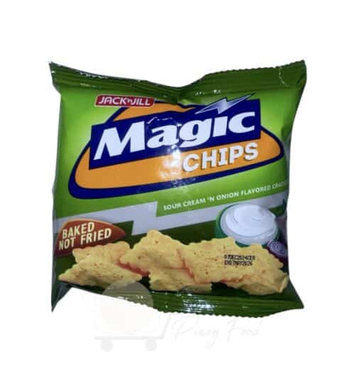 Jack´n Jill - Magic Chips - Sour Cream 'n Onion  Flavored Cracker Chips - 28g