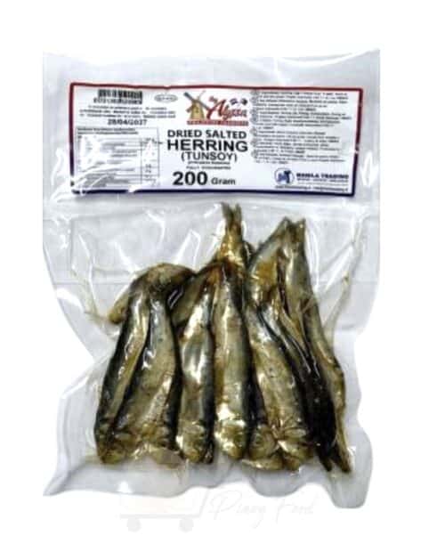 Aling Alyssa - Dried Salted Herring - Tunsoy - Tuyo - 200g
