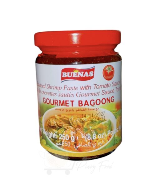 Buenas - Gourmet Bagoong - Sauteed Shrimp Paste with Tomato Sauce - 250g