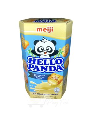 Meiji - Hello Panda Biscuits - Milk Flavour Filling - 50g