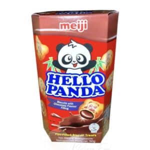 Meiji - Hello Panda Biscuits - Chocolate Flavour Filling - 50g