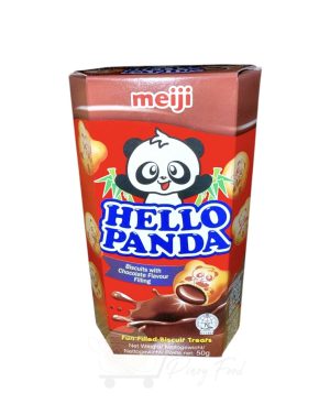 Meiji - Hello Panda Biscuits - Chocolate Flavour Filling - 50g