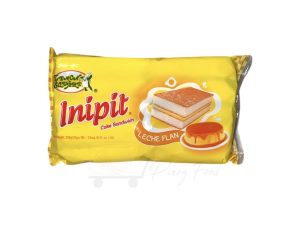 Lemon Square - Inipit Cake Sandwich - Leche Flan - 10 x 21g