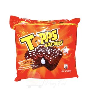 Topps - Cupcake with Choco Frosting - 10 x 34g