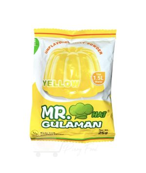 Mr. Hat Gulaman - Yellow Unflavored Jelly Powder - 25g