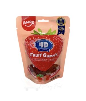 Amos - 4D Fruit Gummy - Strawberry Burst - 65g