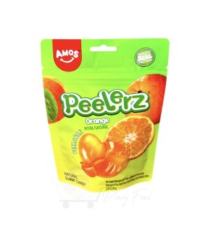 Amos - Peelerz - Natural Gummy Candy - Orange - 65g