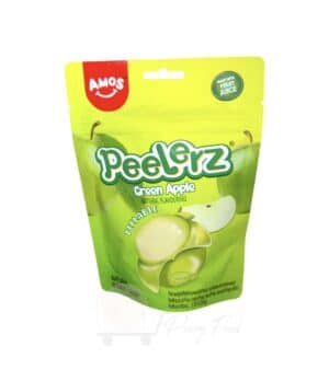 Amos - Peelerz - Natural Gummy Candy - Green Apple - 65g
