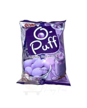 Oishi - O Puff - Ube Cream Filled Marshmallows - 84g (24pcs)